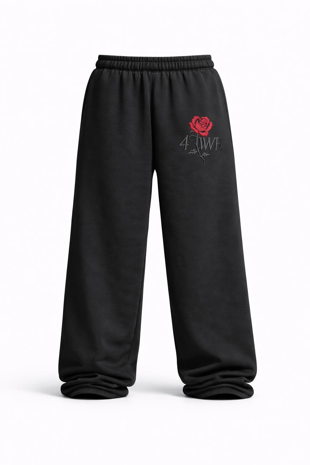BLACK FEELING PANTS.